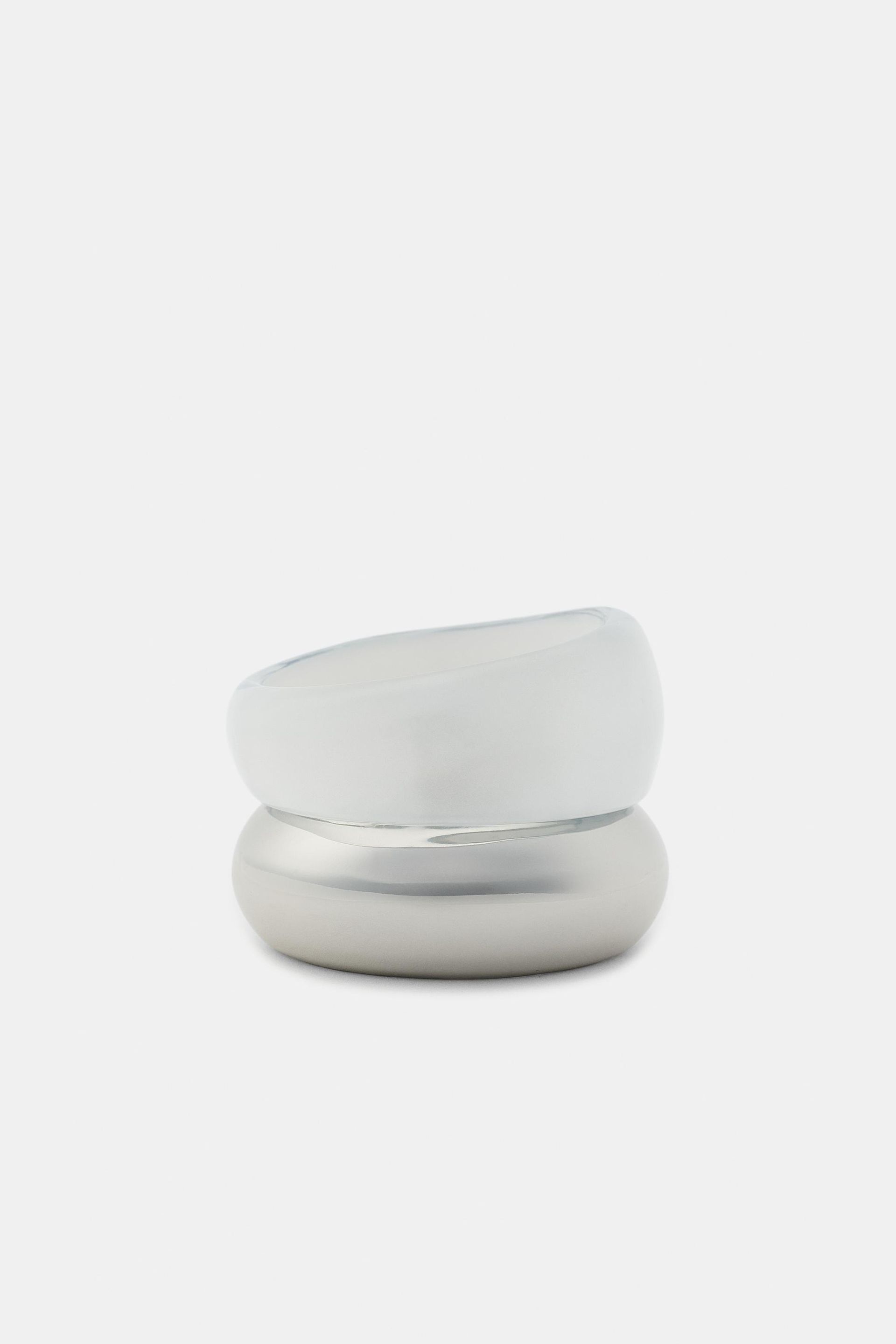 Two-Pack of Combination Cuff Bracelets