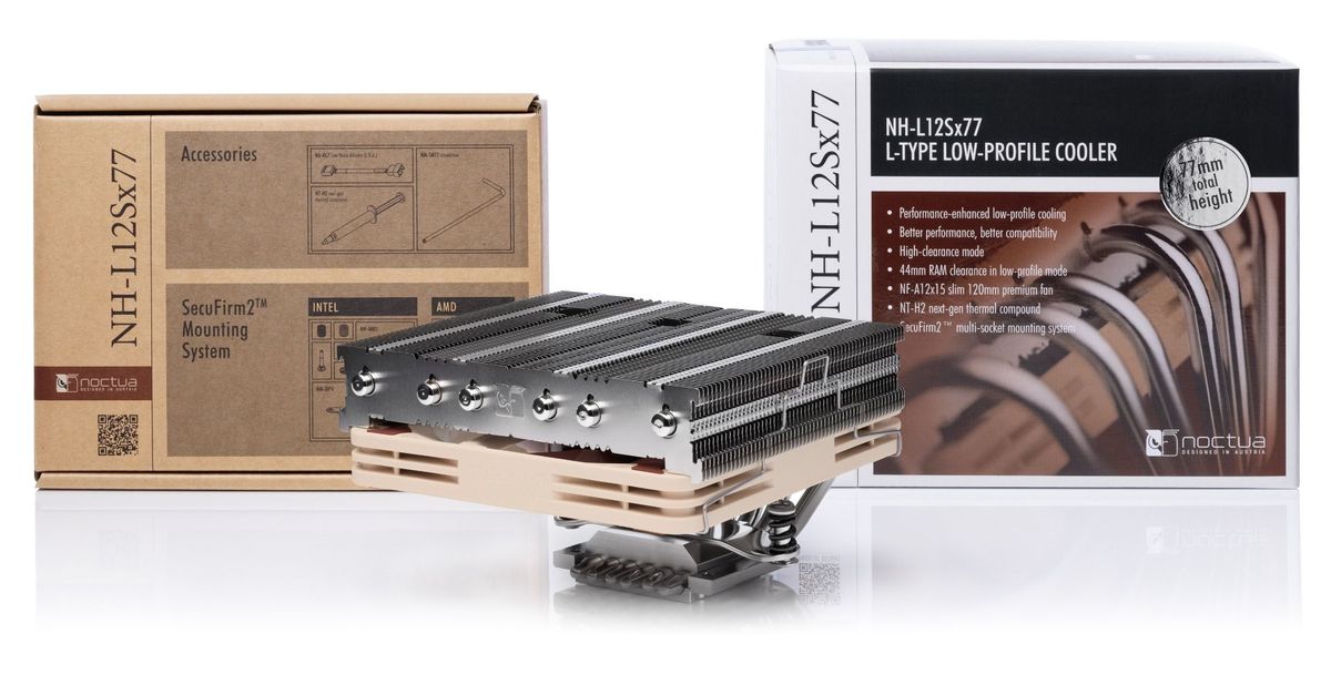 Noctua releases low-profile CPU cooler for SFF builds — NH-L12Sx77