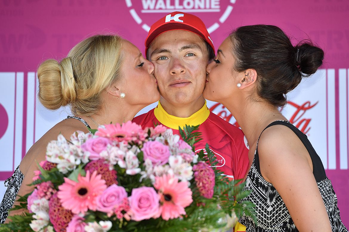 Viacheslav Kuznetsov (Katusha) in the sprint jersey