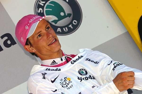 The young German wins the white jersey as well. What a day.