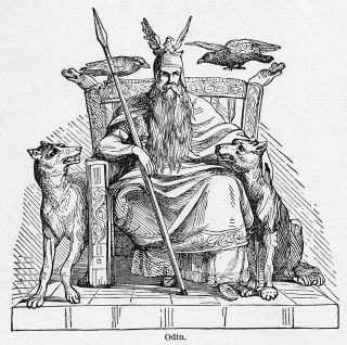 The Norse god Odin, ruler of Asgard