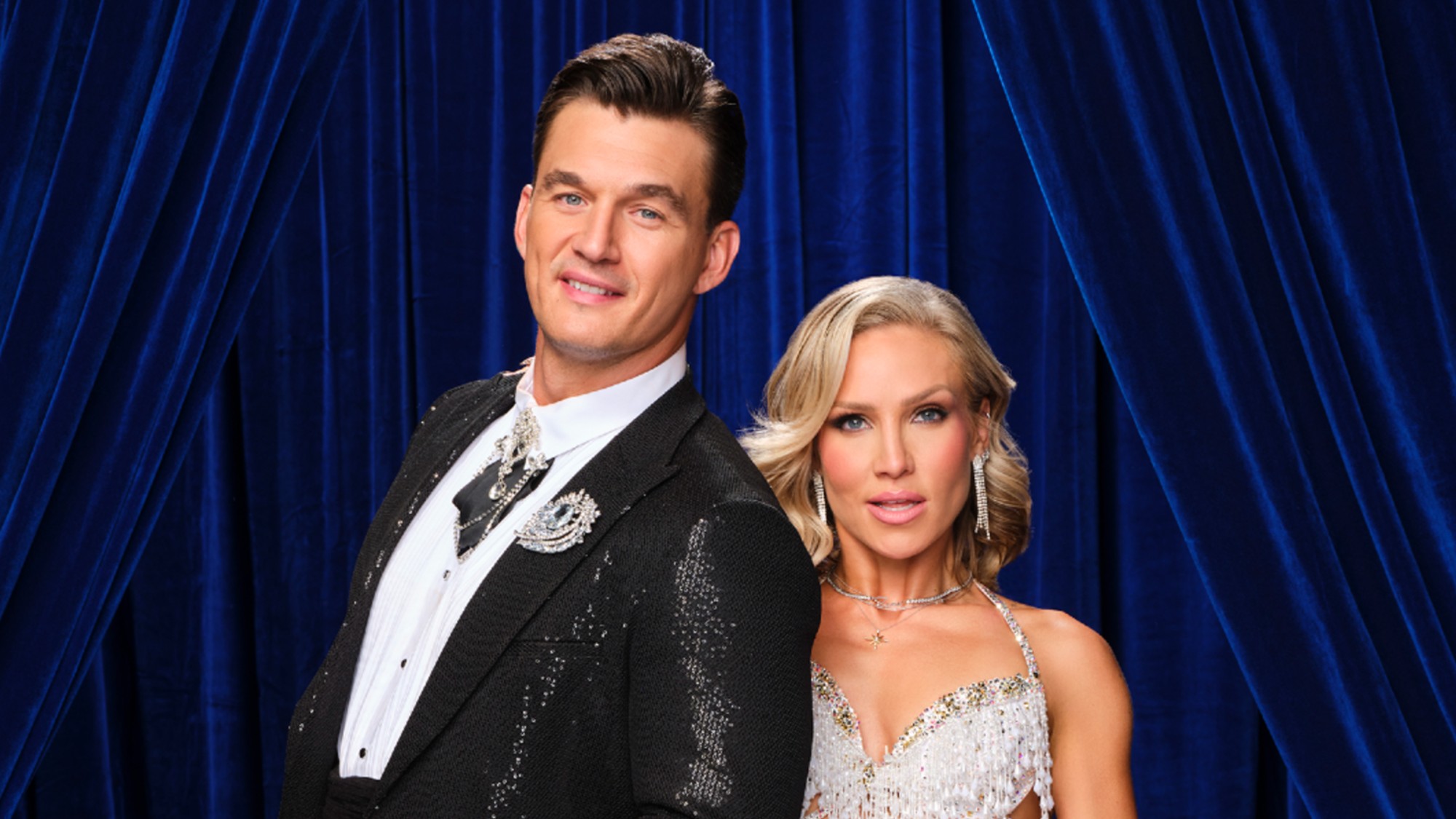Tyler Cameron and Sharna Burgess for Dancing With the Stars Season 35.