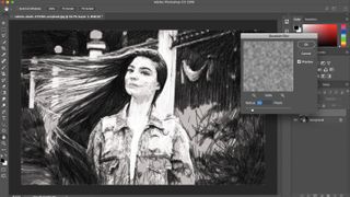 Photoshop with image of woman