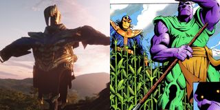 That Thanos Scarecrow would surely keep crows away
