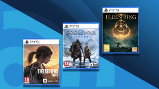 Boxes of the best ps5 games.