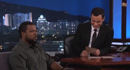 Ice Cube angrily says nice things on Jimmy Kimmel Live