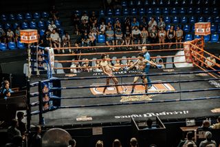 Thai boxing in Bangkok travel photogrtaphy