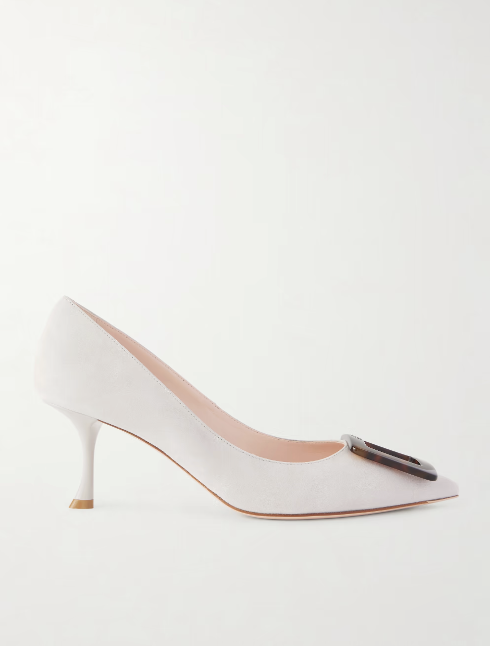 ROGER VIVIER, Viv In The City 65 buckled suede pumps