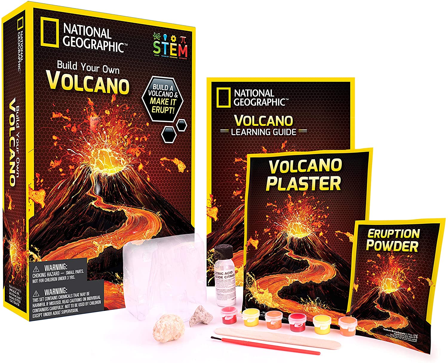 Kids volcano kit experiment eruption science set gift double volcano 