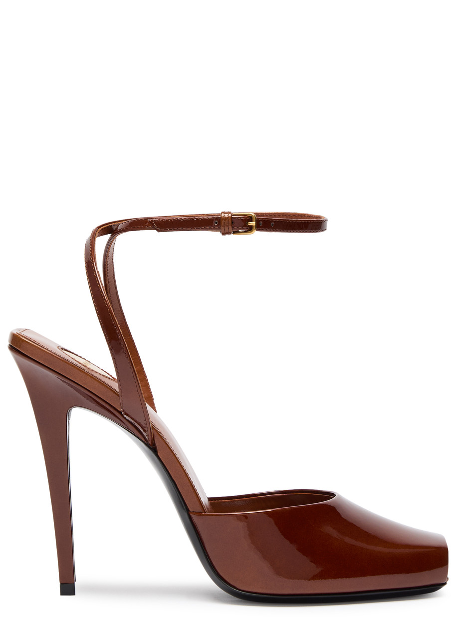 La Scandale 110 Patent Leather Sandals