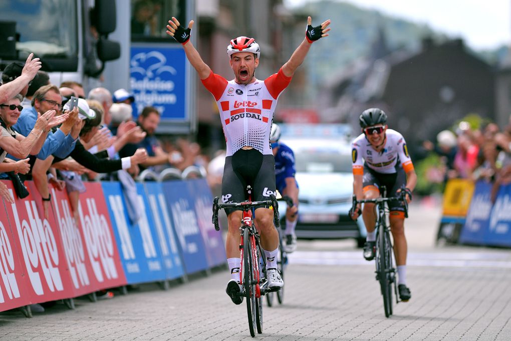 Victor Campenaerts wins stage 4 at the Baloise Belgium Tour
