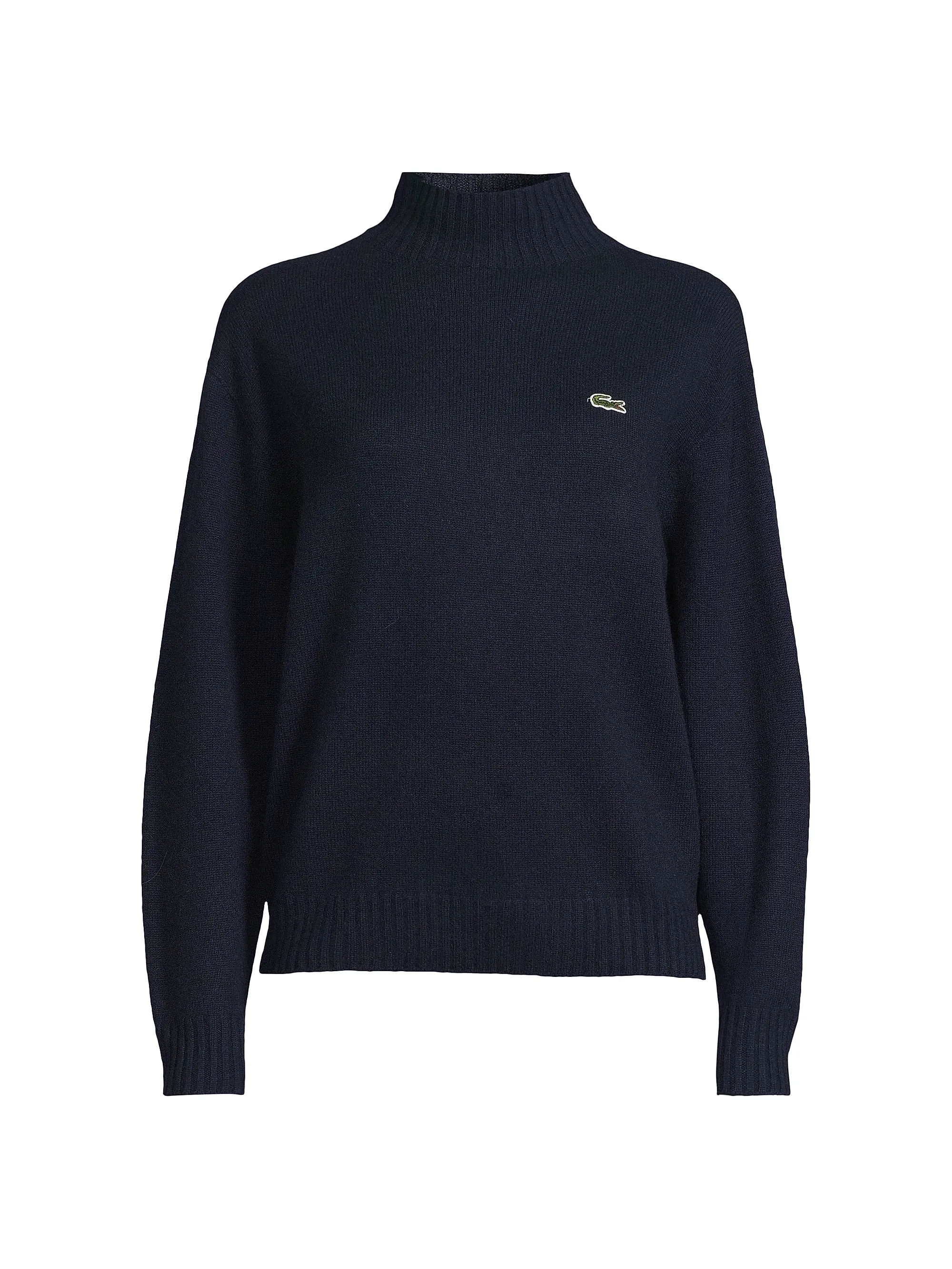 Small Croc Cashmere Mock Turtleneck Sweater