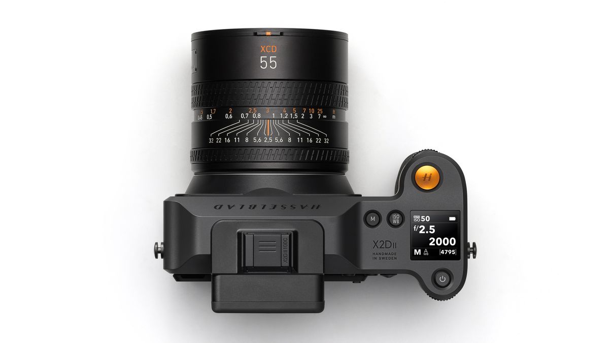 Hasselblad X2D II 100C against a white background