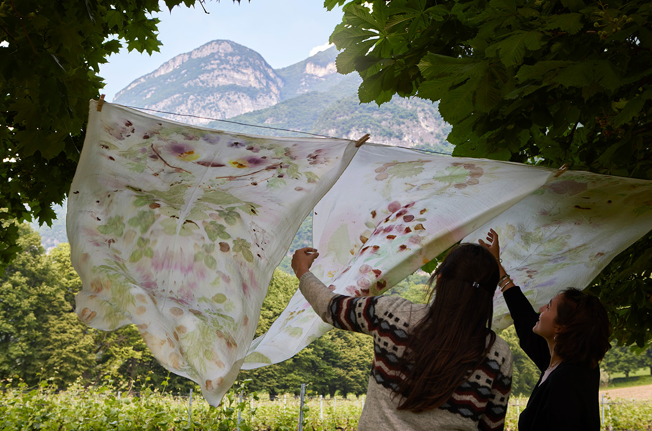 Chiara Camoni making the San Leonardo label