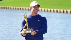 Rory McIlroy with The Players Championship trophy 