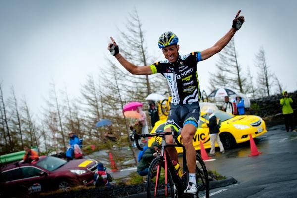 Fortunato Baliani (Team NIPPO) won hill_climb stage at Tour of Japan 2012