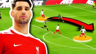 Dominik Szoboszlai YouTube video thumbnail in a Liverpool shirt