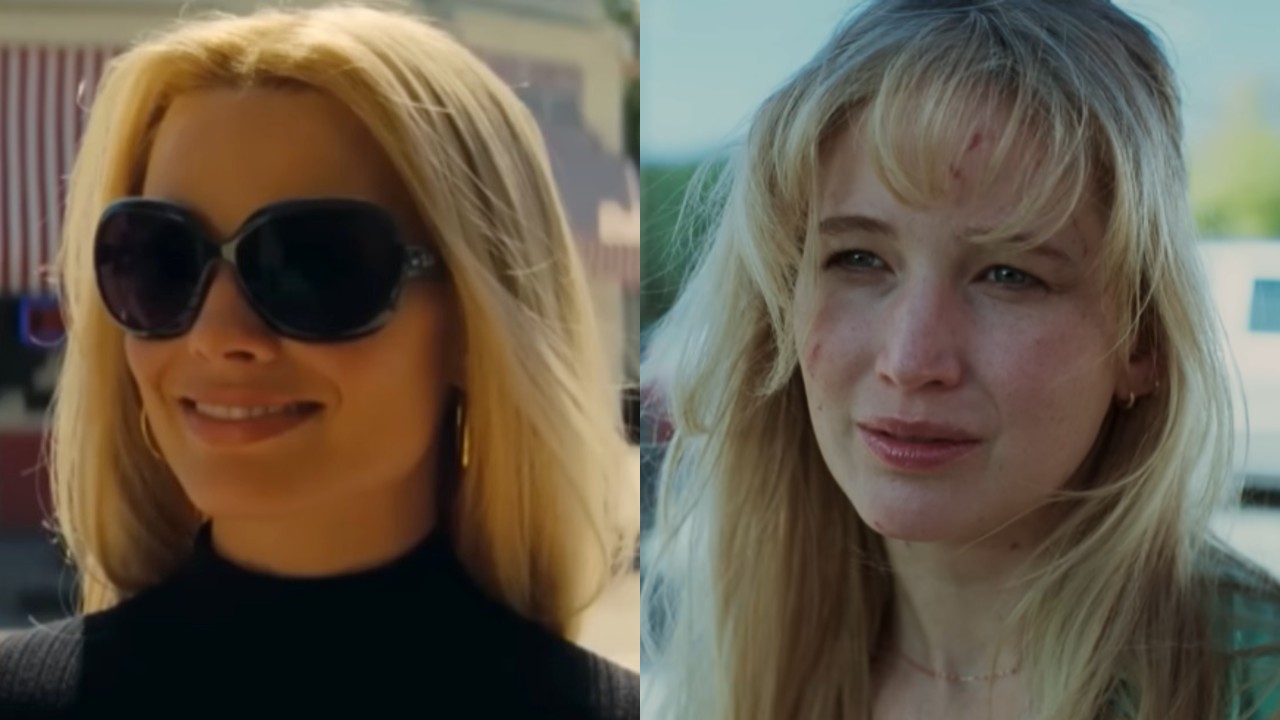 From left to right: Margot Robbie in Once Upon a Time in Hollywood and Jennifer Lawrence in Die My Love. 