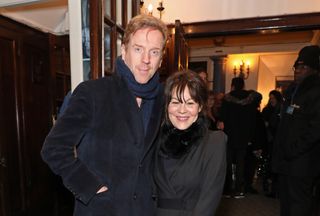 Damian Lewis and Helen McCrory arrive at the press night performance of "Uncle Vanya" at The Harold Pinter Theatre on January 23, 2020