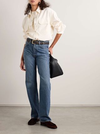 Kelly High-Rise Straight-Leg Jeans