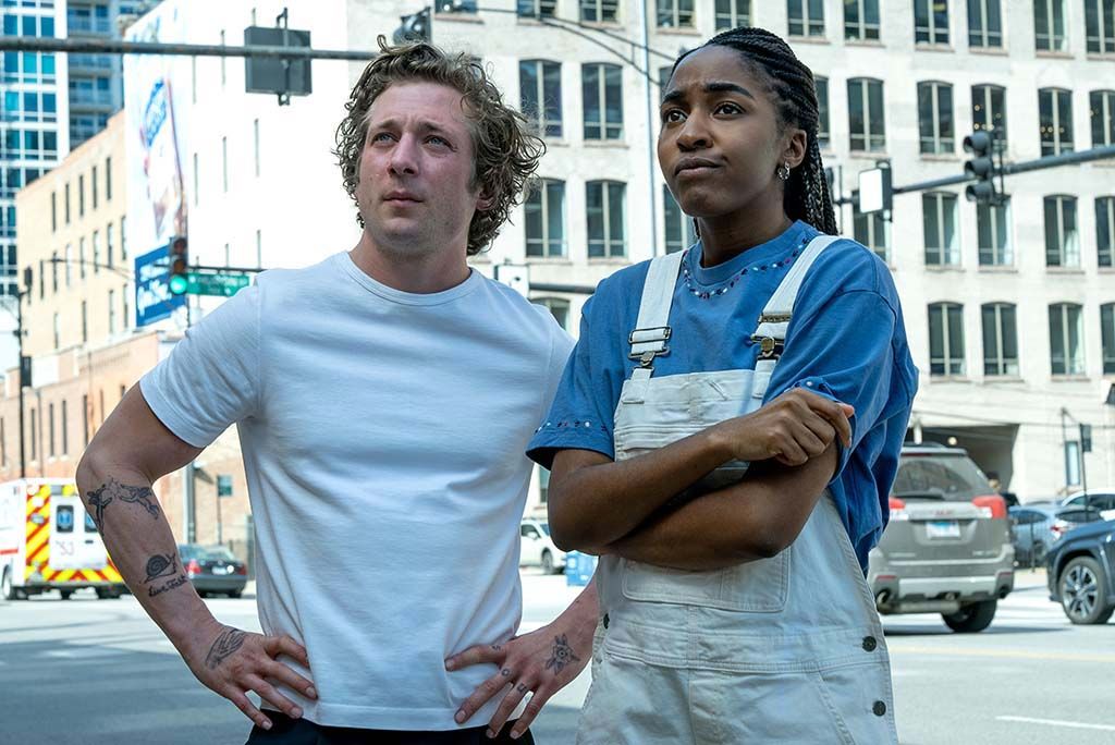 Jeremy Allen White and Ayo Edebiri in FX’s ‘The Bear’