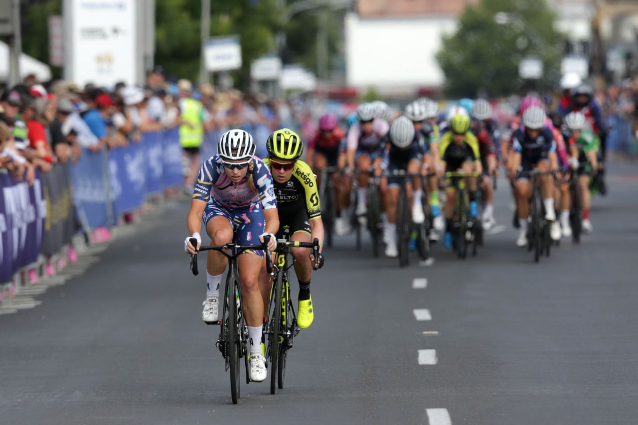 One of many attacks during the race