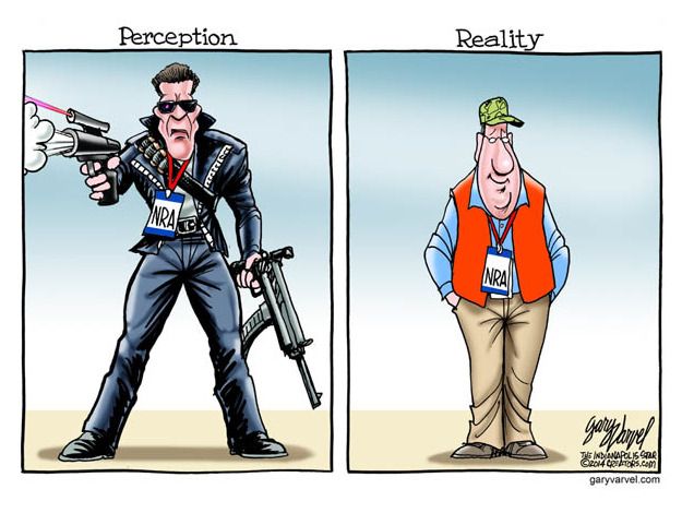 Editorial cartoon NRA