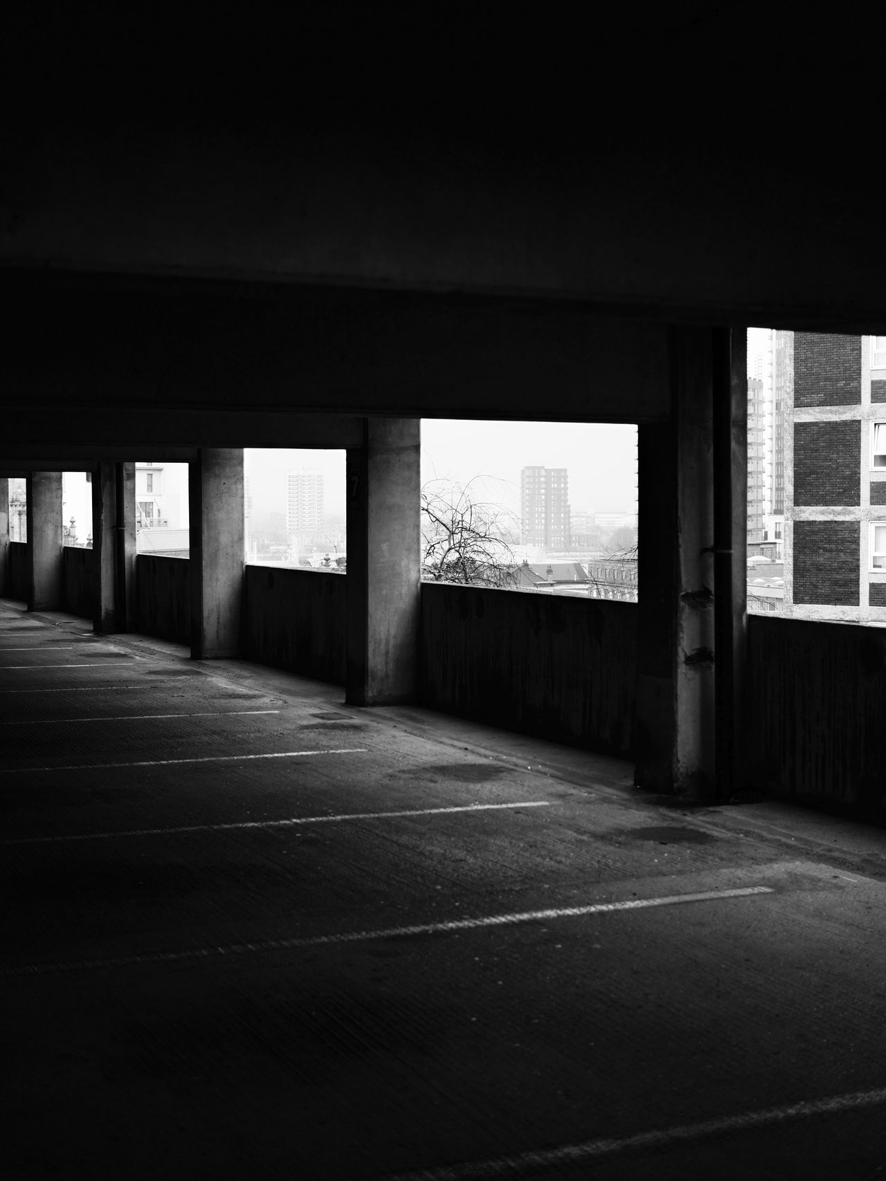 Abstract architectural image, taken on the OM System OM-3 with the OM System 25mm f/1.8 II lens
