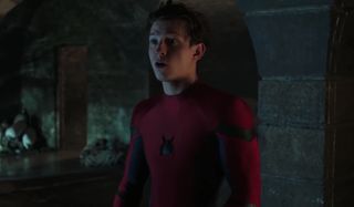 Spider-Man: Far From Home Peter in tunnel