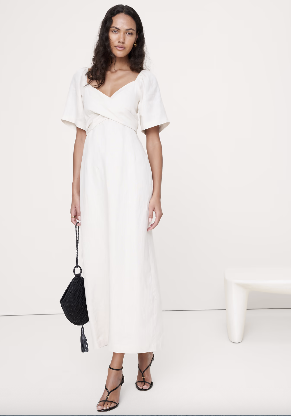 Banana Republic, Linen Sweetheart Maxi Dress