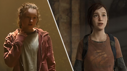Ellie in The Last of Us game versus TV show