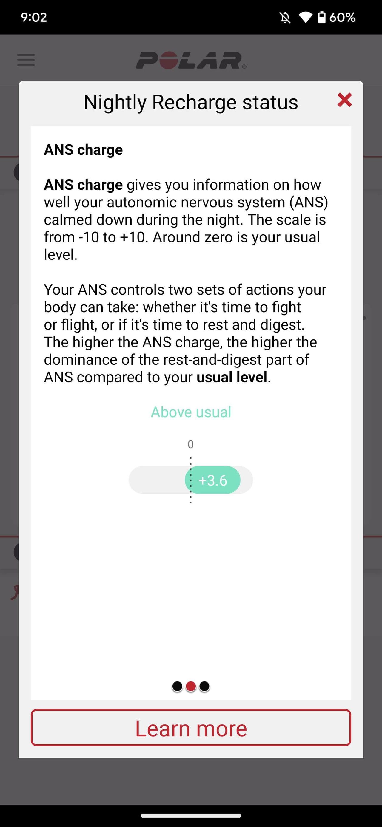 Polar Flow app with Polar Pacer
