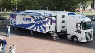 TVN truck on display