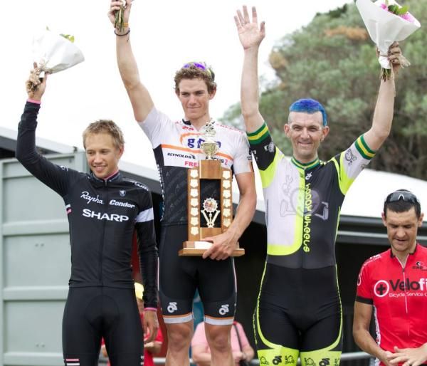 Lang, Grenfell and Campbell on the podium.