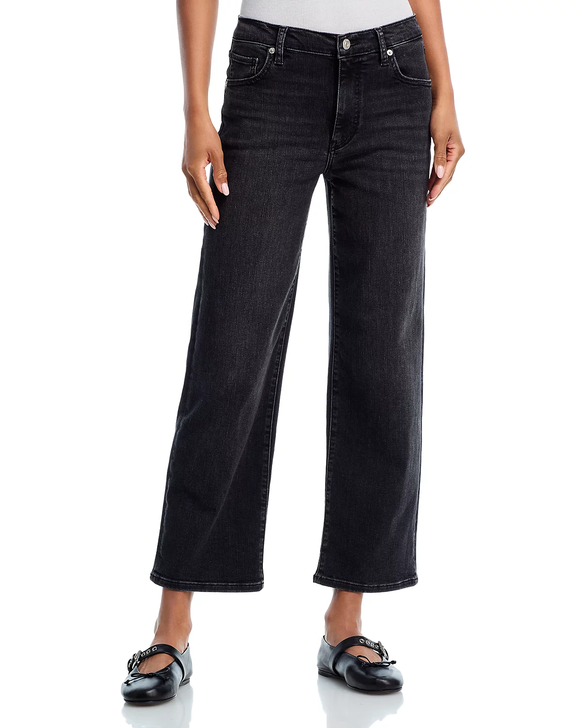 The Mellow High Rise Ankle Jeans in Starship