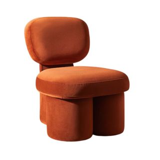 Thea Accent Chair in Cinnamon Velvet