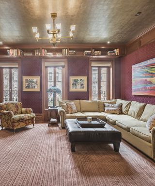 Walter Cronkite’s house, interior of New York brownstone