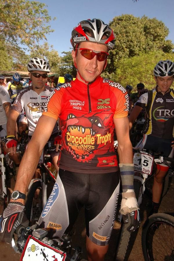 Bart Brentjens awaits the race start.