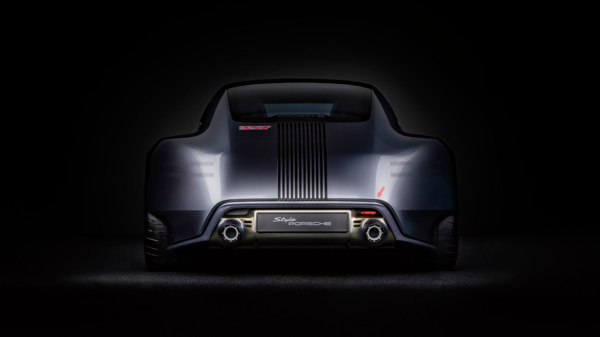Porsche Vision 357 rear view