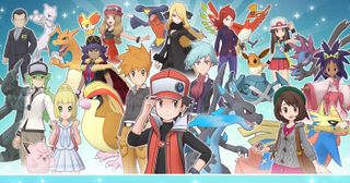 Pokemon Masters trainers