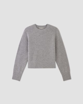 Sweater Kru Kasmir Kotak