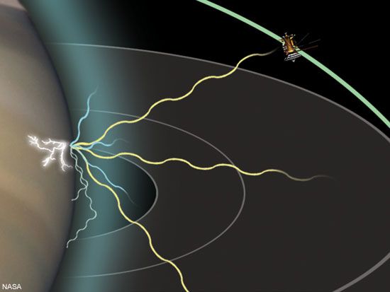 Cassini Hears Puzzling Lightning at Saturn