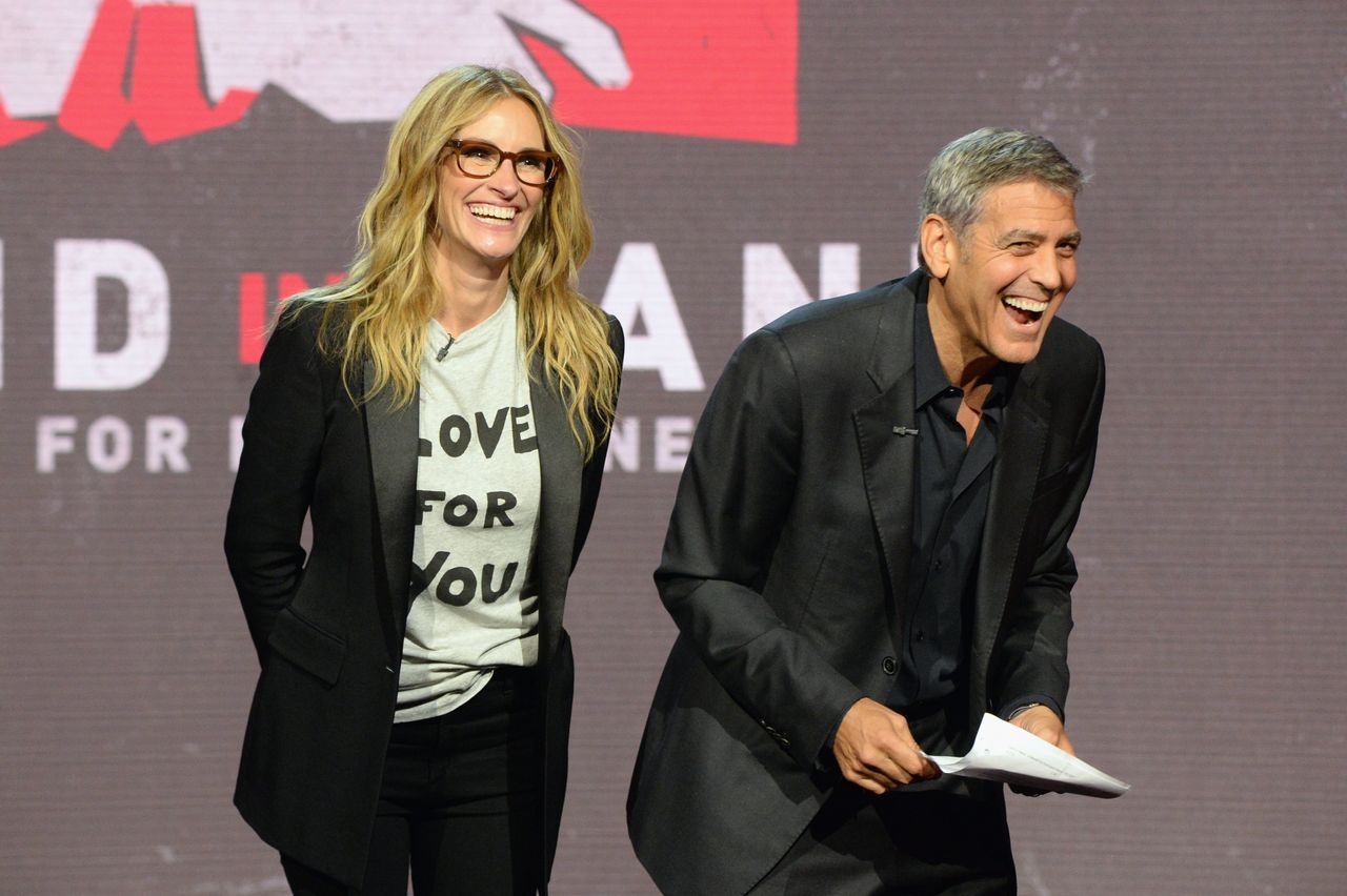 Julia Roberts and George Clooney