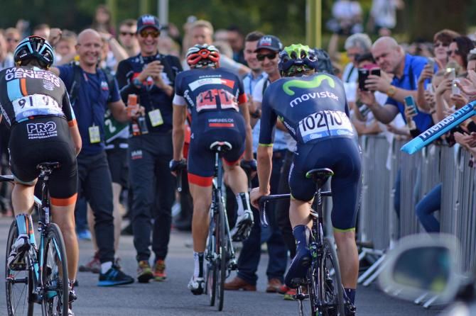 Relief to finish for the three breakaway riders