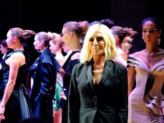 Donatella Versace, Paris Couture Fashion Week 2016