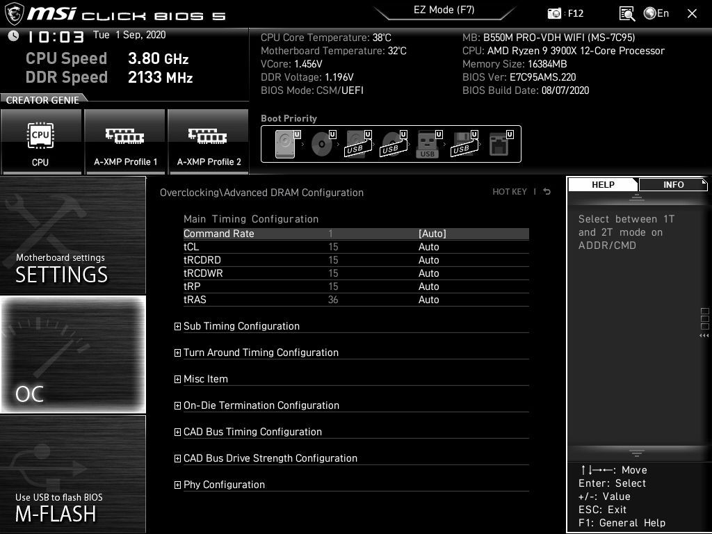 MSI B550M Pro-VDH Wi-Fi