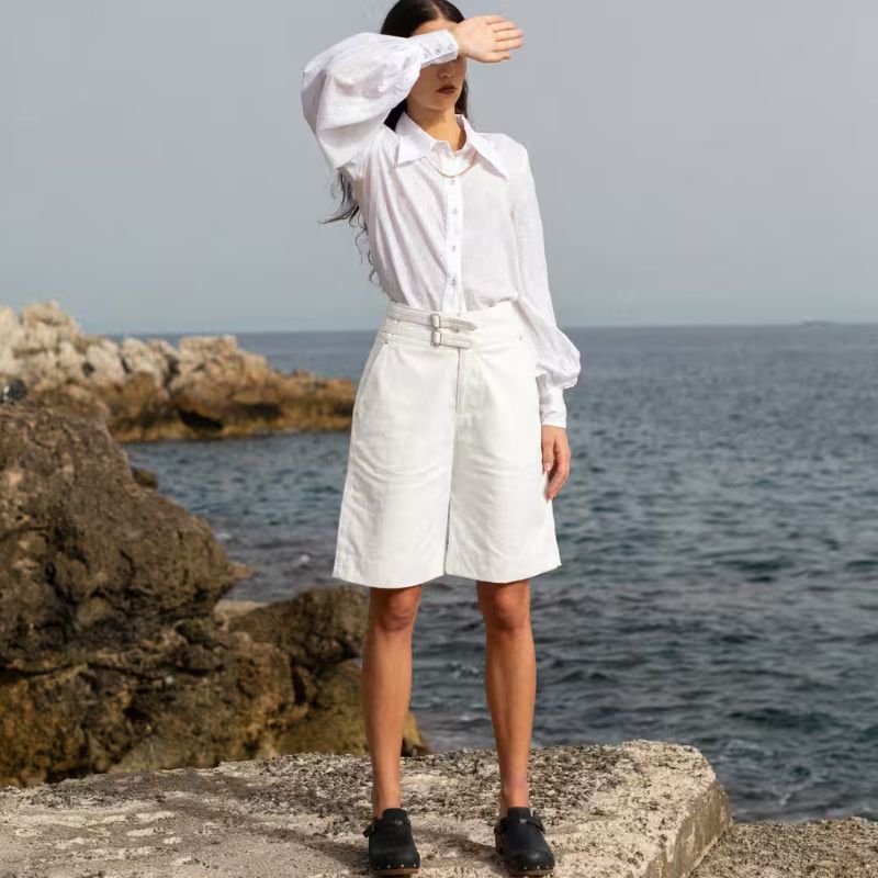 Brora shorts on model 