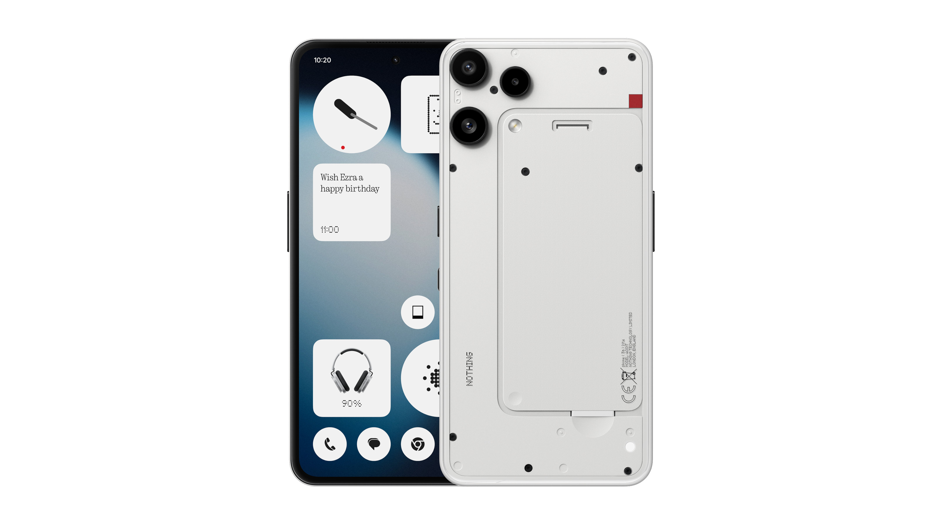 Nothing Phone (3a) Lite in white