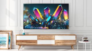 LG QNED92 Mini-LED TV mounted on a wall