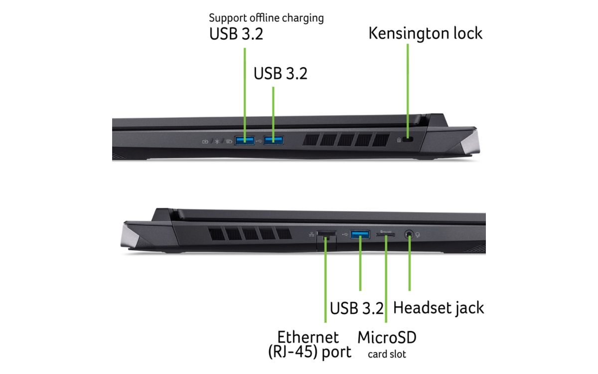 Acer Nitro 17 (AN17-72) gaming laptop.